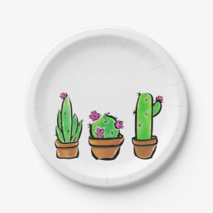 Assiettes En Carton Cactus cactus cactus succulents