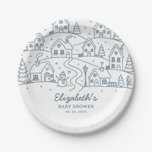 Assiettes En Carton Cadeau de Naissance pour Tout le Village