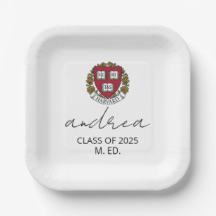 Assiettes En Carton Cadeau de remise de diplôme pour elle, J de remise