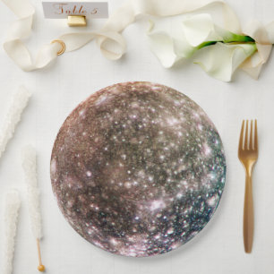 Assiettes En Carton Callisto Tableware from the Celestial Collection