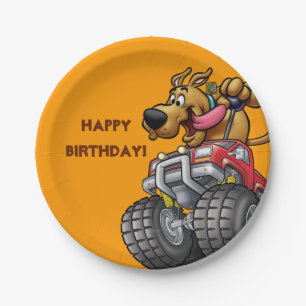 Assiettes En Carton Camion Scooby Doo-Monster