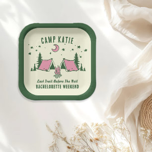 Assiettes En Carton Camp Bachelorette
