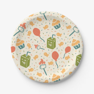 Assiettes En Carton Camp Chaos 4th Birthday paper plates