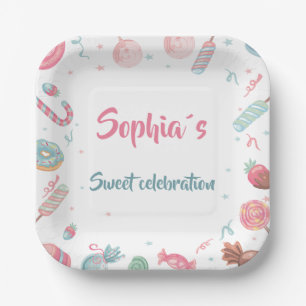 Assiettes En Carton Candyland Candy