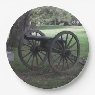 Assiettes En Carton Canon de guerre civile de Gettysburg