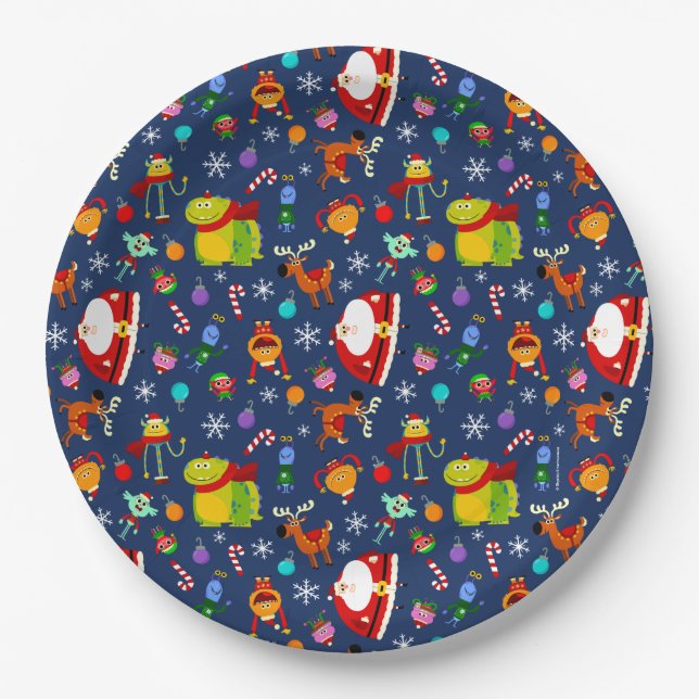 Assiettes En Carton Caractère de vacances Super Simple Rhymington (Devant)