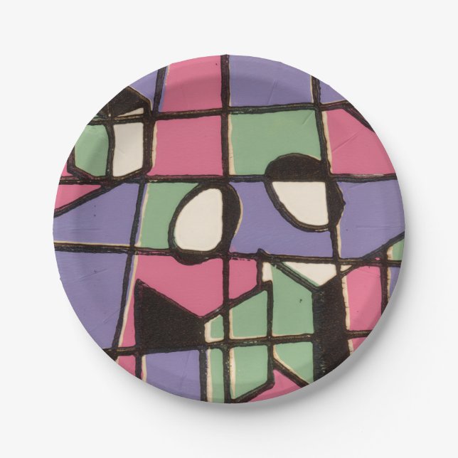 Assiettes En Carton Caroleurs en verre d'inox (Devant)