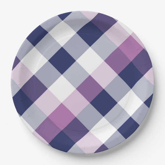 Assiettes En Carton Carré et couleur 5 (Devant)