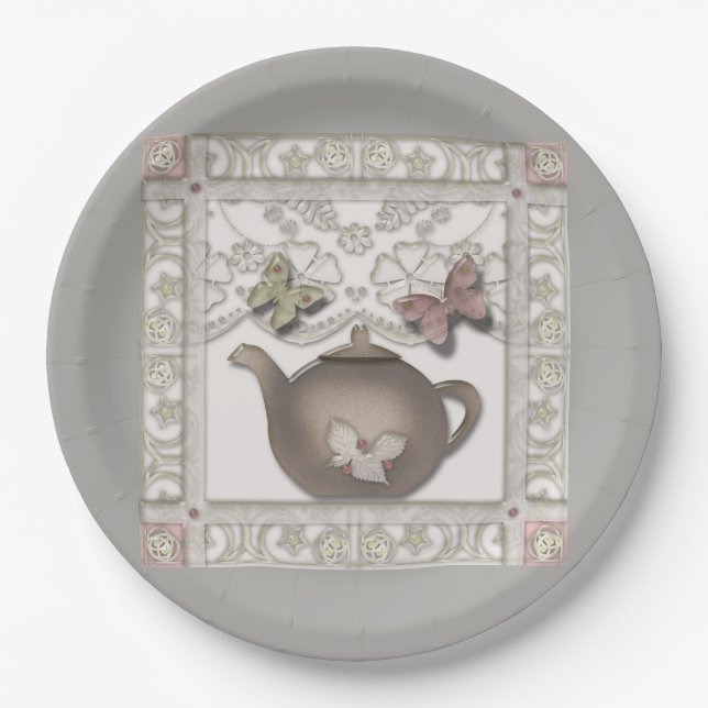 Assiettes En Carton Carrelage pour la cuisine. (Devant)