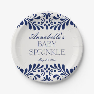Assiettes En Carton Carrelage Talavera bleu Espagne Fiesta Baby Spinkl