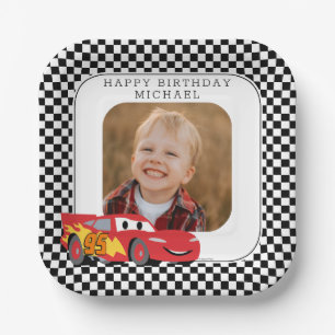 Assiettes En Carton Cars Lightning McQueen Anniversaire
