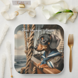 ASSIETTES EN CARTON CARTE DE BON VOYAGE