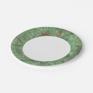 Assiettes En Carton Carte de la classification des terres en Californi