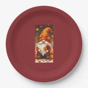 Assiettes En Carton carte de vœux halloween et automne