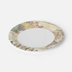 Assiettes En Carton Carte mondiale des styles vestimentaires