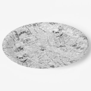 Assiettes En Carton Carte Paris