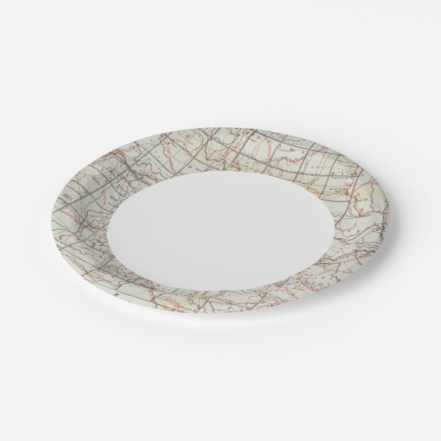 Assiettes En Carton Carte Skeleton (Angle)