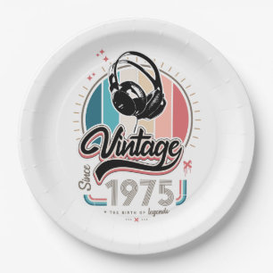 Assiettes En Carton Casques vintages depuis 1975