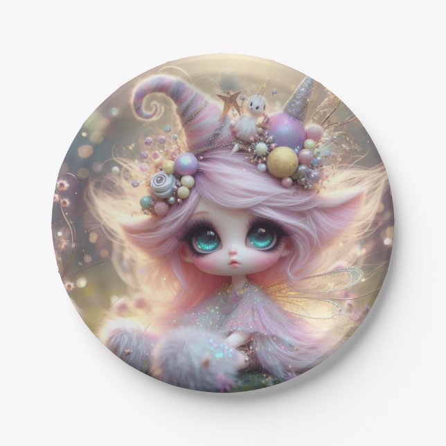 Assiettes En Carton Casquette chic (Devant)