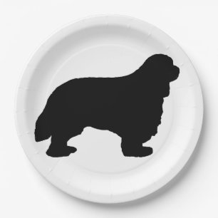 Assiettes En Carton Cavalier King Charles silo noir