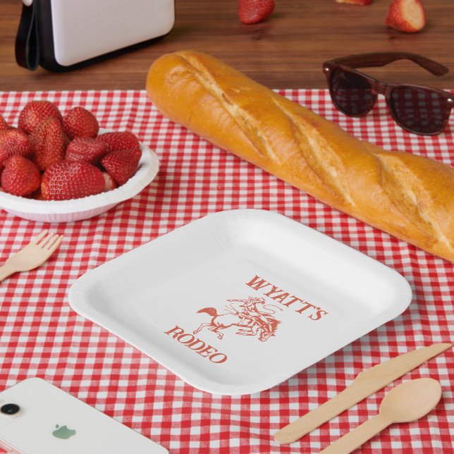 Assiettes En Carton Ce ne sont pas mes premières plaques de rodéo (Pique-nique)