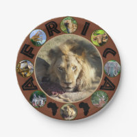 Ceinture de Lion du cercle de la faune africaine