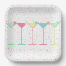 Célébration de fête Confetti Cocktail Martini Citr