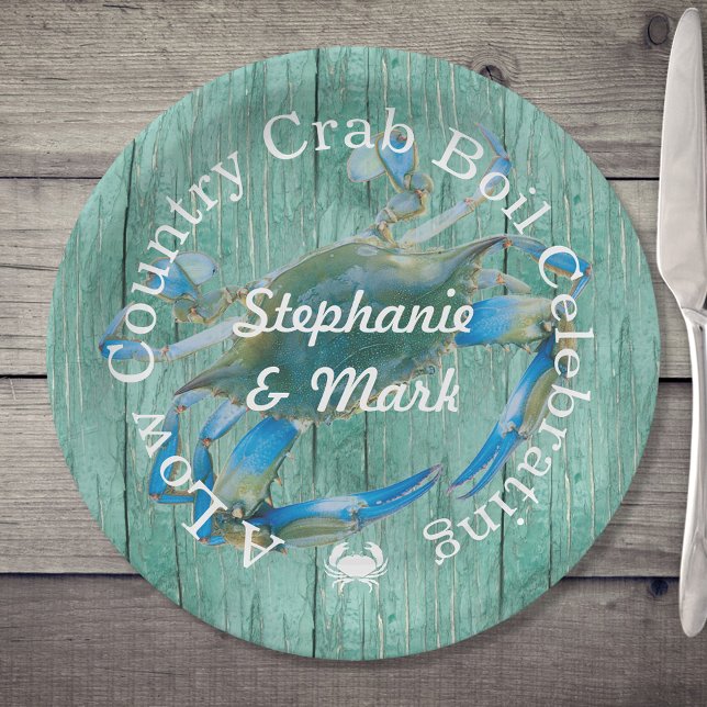 Assiettes En Carton Célébration de l'ébullition du crabe de pays bas s (Créateur téléchargé)