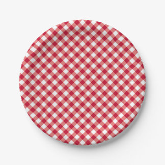 Assiettes En Carton Célébration patriotique amusante rouge blanc et bl
