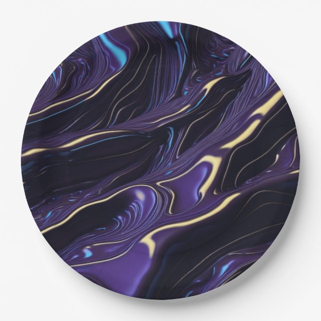 Assiettes En Carton "Célébrez dans le style : Plaques de papier person (Devant)