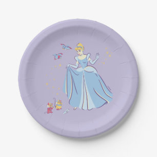 Assiettes En Carton Cendrillon   Bibbidi, Bobbidi, Boo