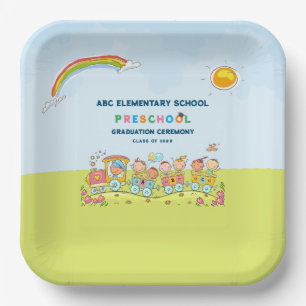 Assiettes En Carton Cérémonie de remise des diplômes de l'école primai