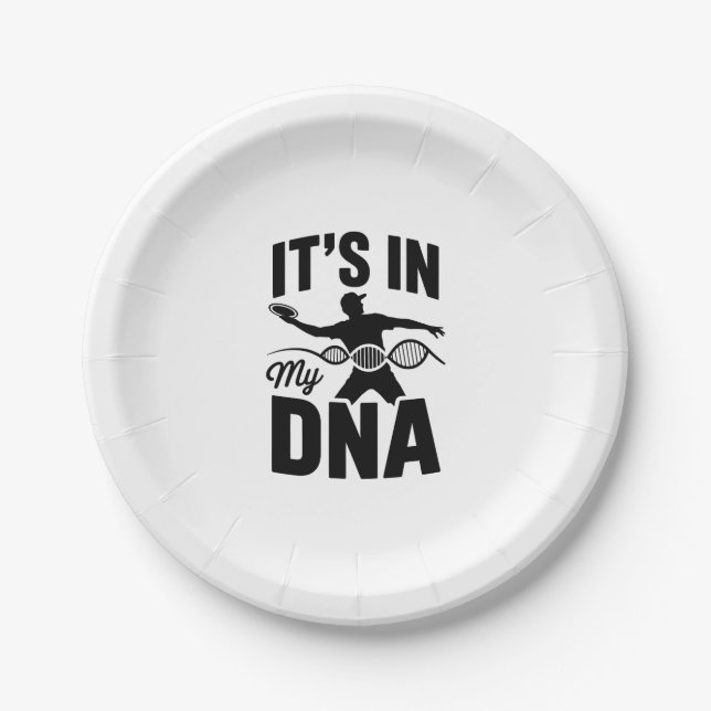 Assiettes En Carton C'est dans My Dna Disk Golf (Devant)