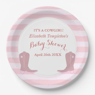 Assiettes En Carton C'est des plats d'un baby shower de pays de
