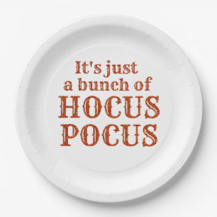 Assiettes En Carton C'est juste une bande de Hocus Pocus