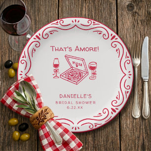 Assiettes En Carton C'est l'Amour Salle de Mariage Champêtre et Dessin