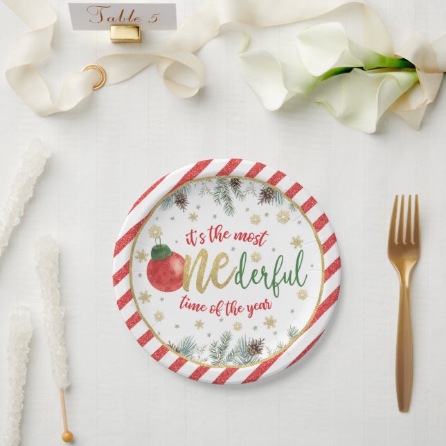 Assiettes En Carton C'est le temps le plus unique de l'année (Mariage)