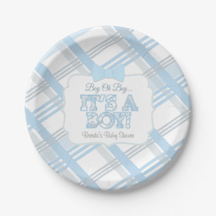 Assiettes En Carton C'est les plaques à papier d'un baby shower de