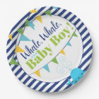 C'est un garçon mignon Baby shower baleine Stripes