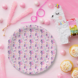 Assiettes En Carton C'est un Motif d'illustrations de Baby shower de f
