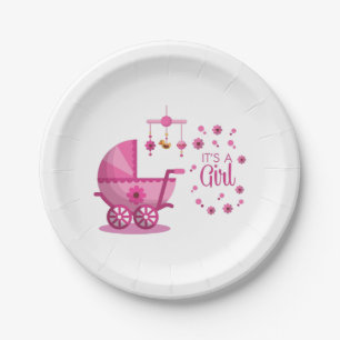 Assiettes En Carton C'est une plaque de papier pour filles