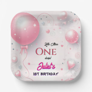 Assiettes En Carton Cette mignonne Reine Miss Onederday 1er anniversai