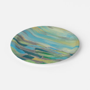 Assiettes En Carton Champ réduit en fragments I