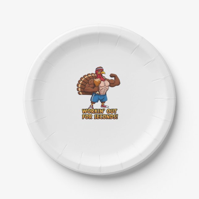Assiettes En Carton Champion de gymnastique musicale Turquie Funny Tha (Devant)