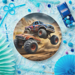 Assiettes En Carton Chaos on Wheels : Monster Truck Smash Derby,