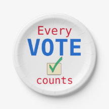 Chaque vote compte l'électeur de campagne