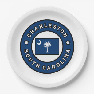 Assiettes En Carton Charleston Caroline du Sud
