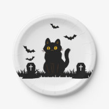 Chat noir d'Halloween