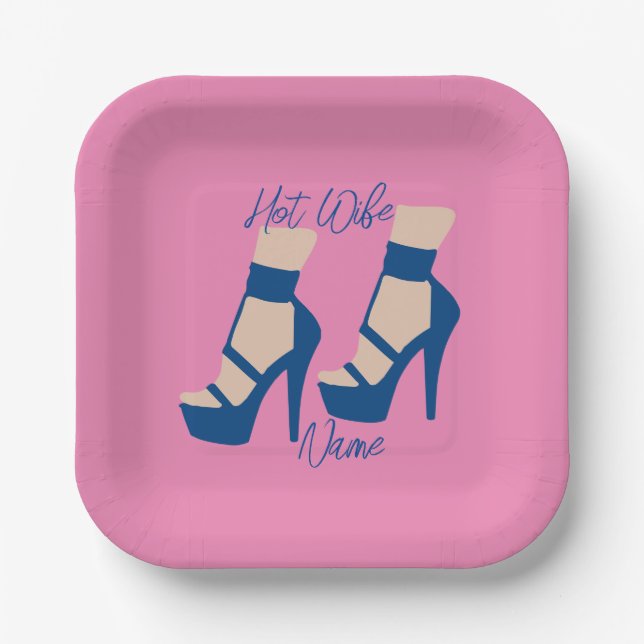 Assiettes En Carton Chaussure à talon élevé Thunder_Cove (Recto)