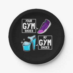 Assiettes En Carton Chaussures de gym Ballet Dancer